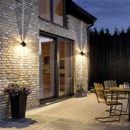 LED Solar wall light with a sensor LED/2W/5V IP54