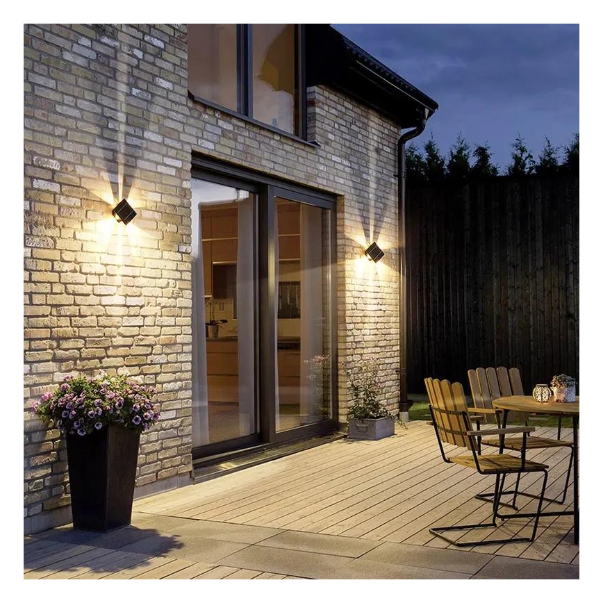 LED Solar wall light with a sensor LED/2W/5V IP54