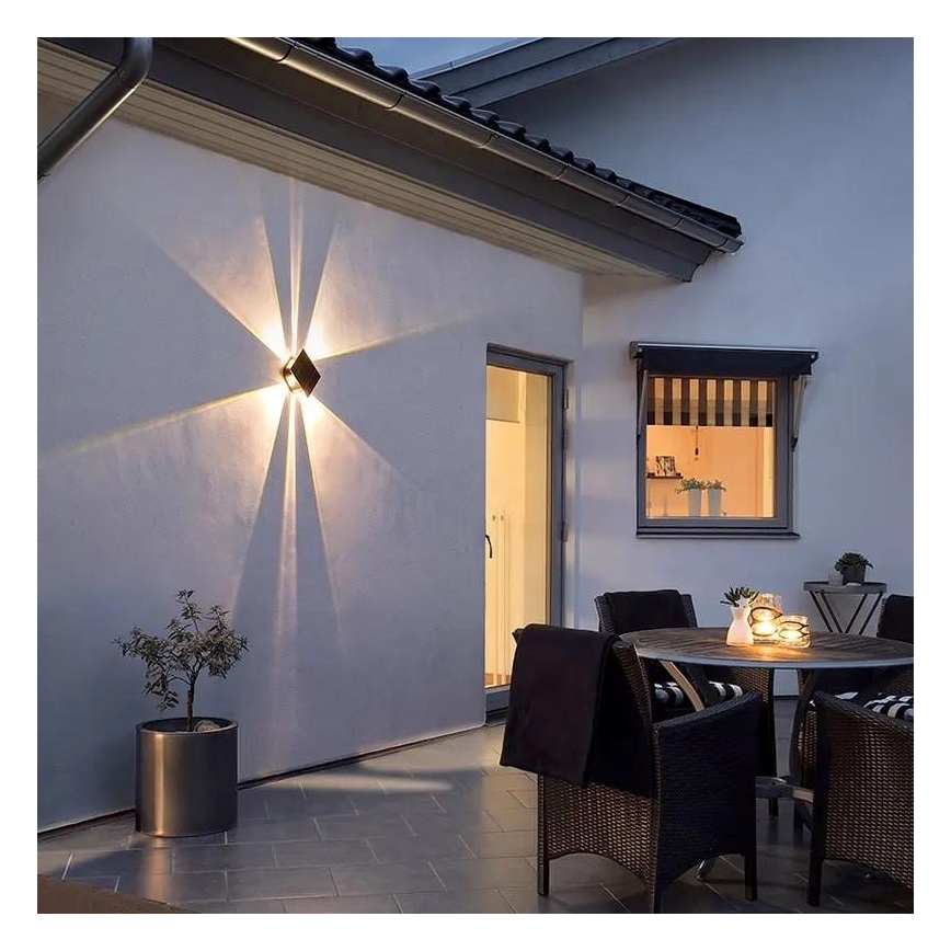 LED Solar wall light with a sensor LED/2W/5V IP54