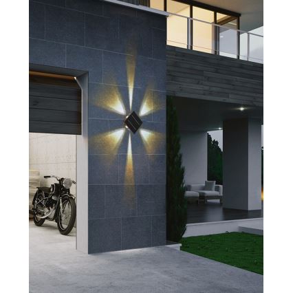 LED Solar wall light with a sensor LED/2W/5V IP54