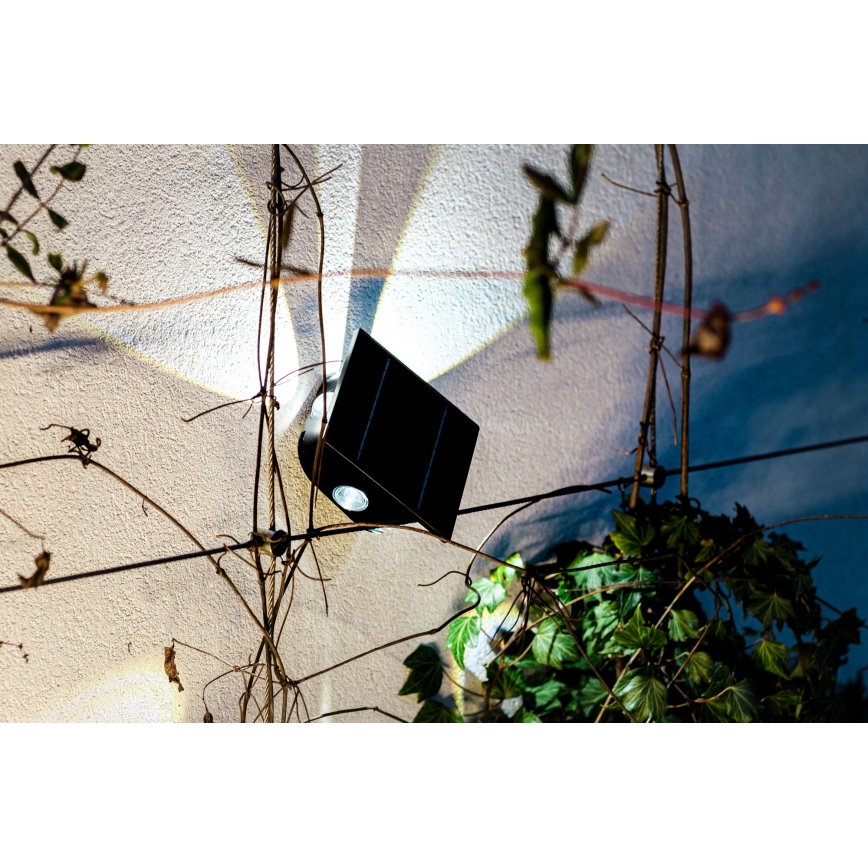 LED Solar wall light with a sensor LED/2W/5V IP54