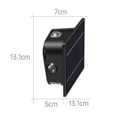LED Solar wall light with a sensor LED/2W/5V IP54