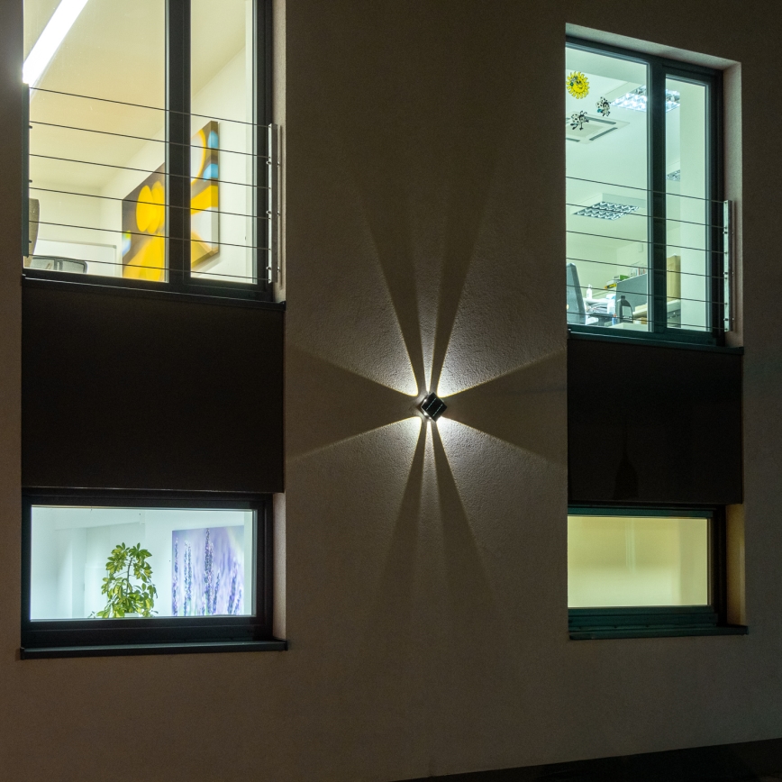 LED Solar wall light with a sensor LED/2W/5V IP54