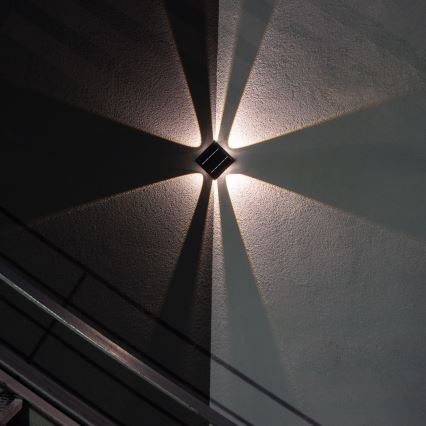 LED Solar wall light with a sensor LED/2W/5V IP54