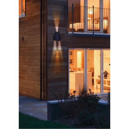 LED Solar wall light with a sensor LED/2W/5V IP54