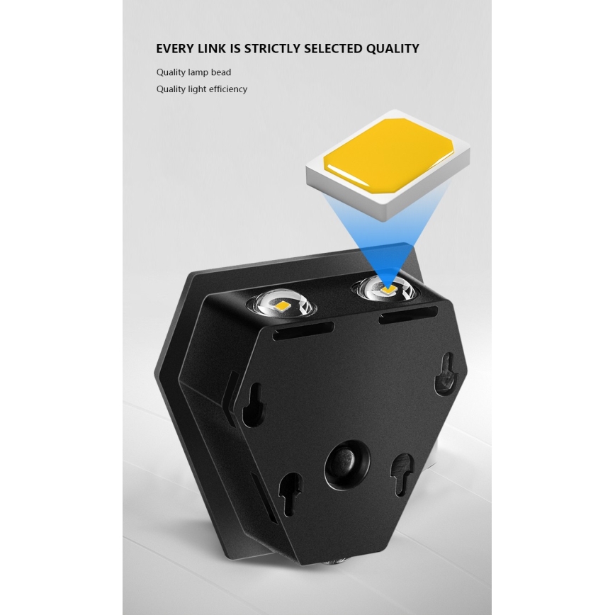 LED Solar wall light with a sensor LED/2W/5V IP54