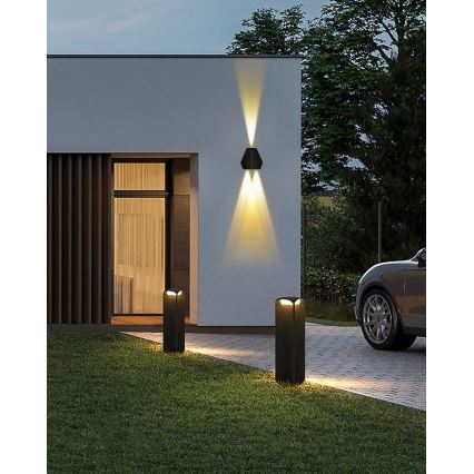 LED Solar wall light with a sensor LED/2W/5V IP54