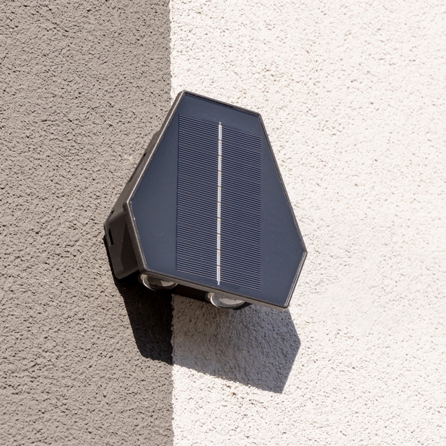 LED Solar wall light with a sensor LED/2W/5V IP54