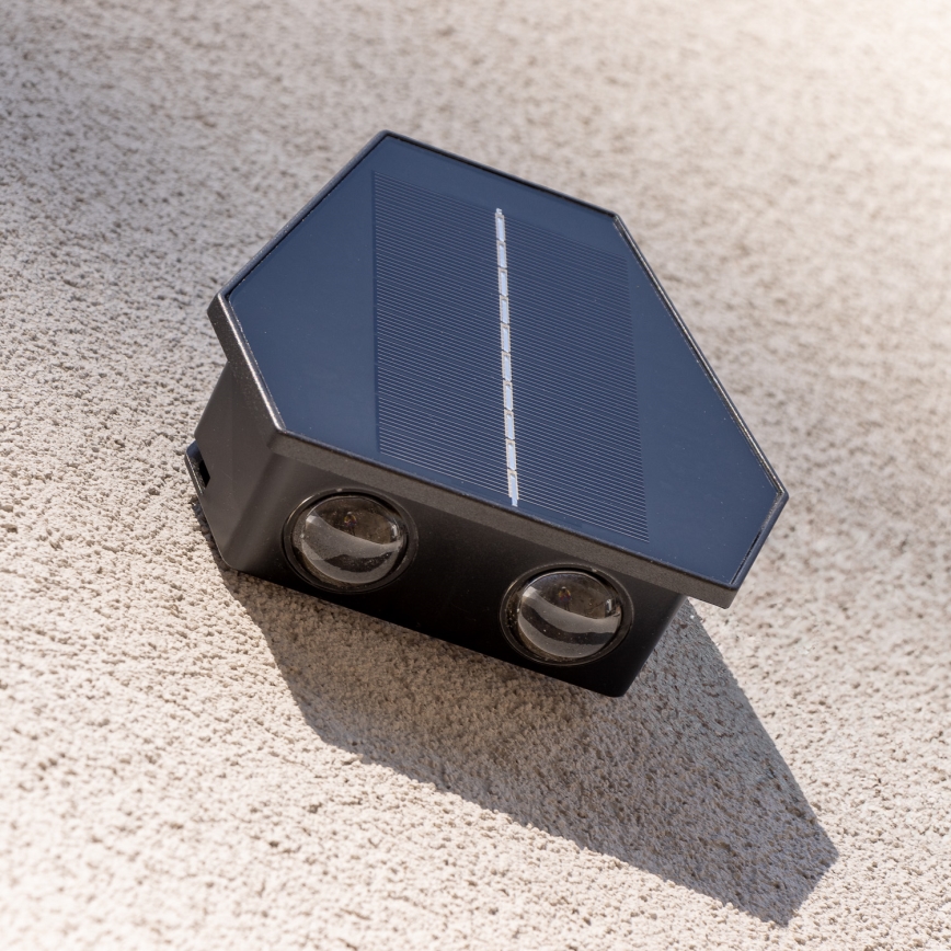 LED Solar wall light with a sensor LED/2W/5V IP54