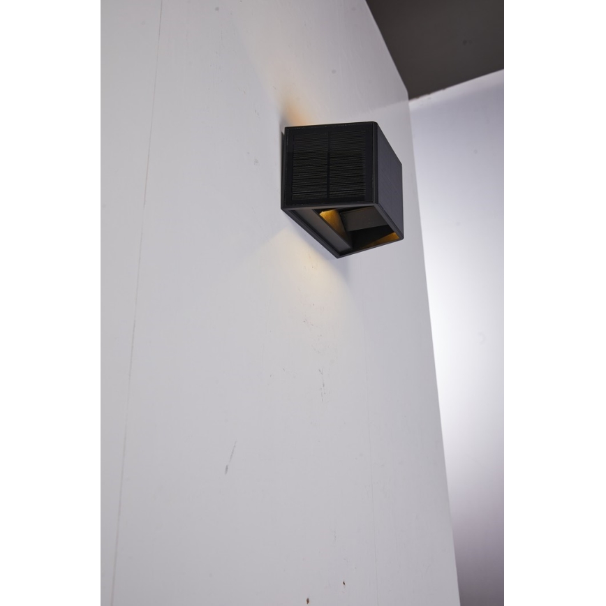 LED Solar wall light with a sensor LED/2W/5V IP54