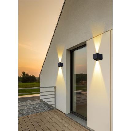 LED Solar wall light with a sensor LED/2W/5V IP54
