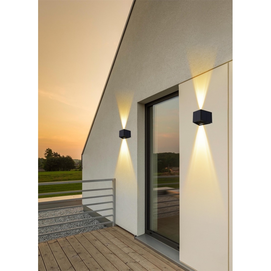LED Solar wall light with a sensor LED/2W/5V IP54