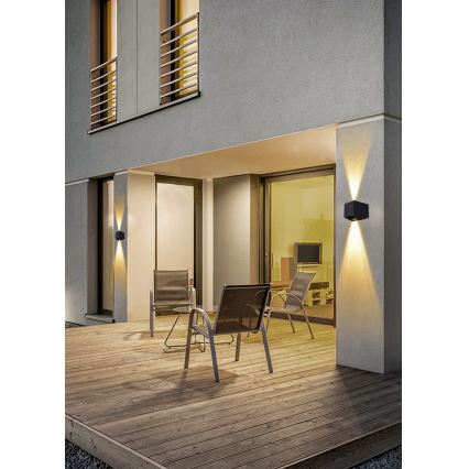 LED Solar wall light with a sensor LED/2W/5V IP54