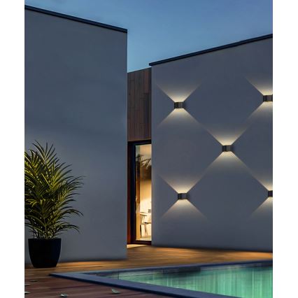 LED Solar wall light with a sensor LED/2W/5V IP54