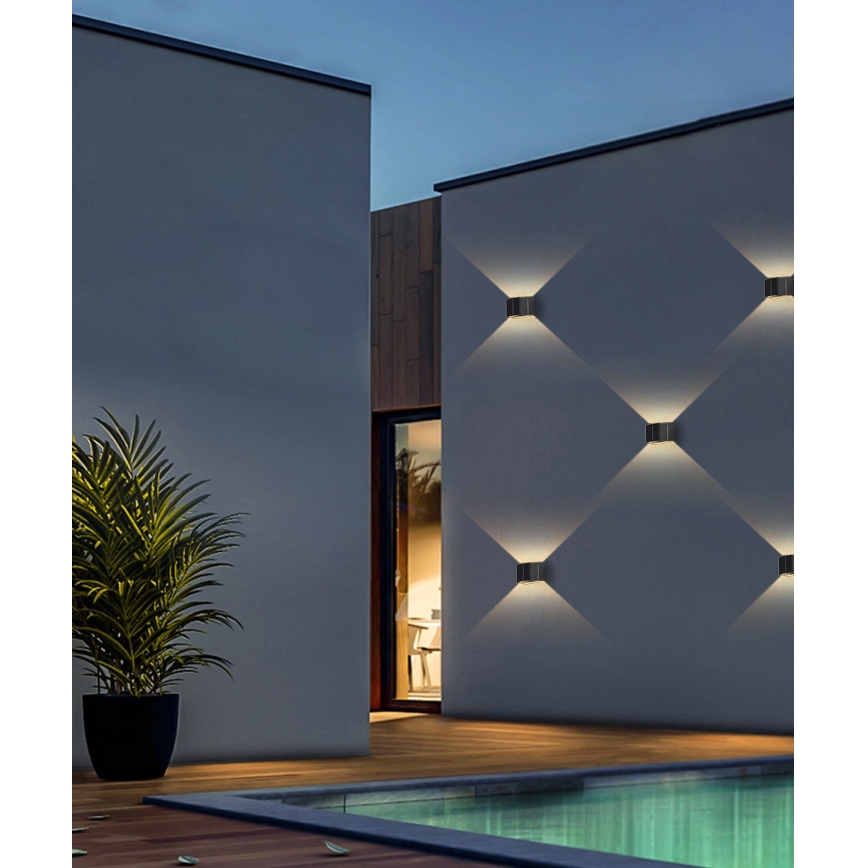 LED Solar wall light with a sensor LED/2W/5V IP54