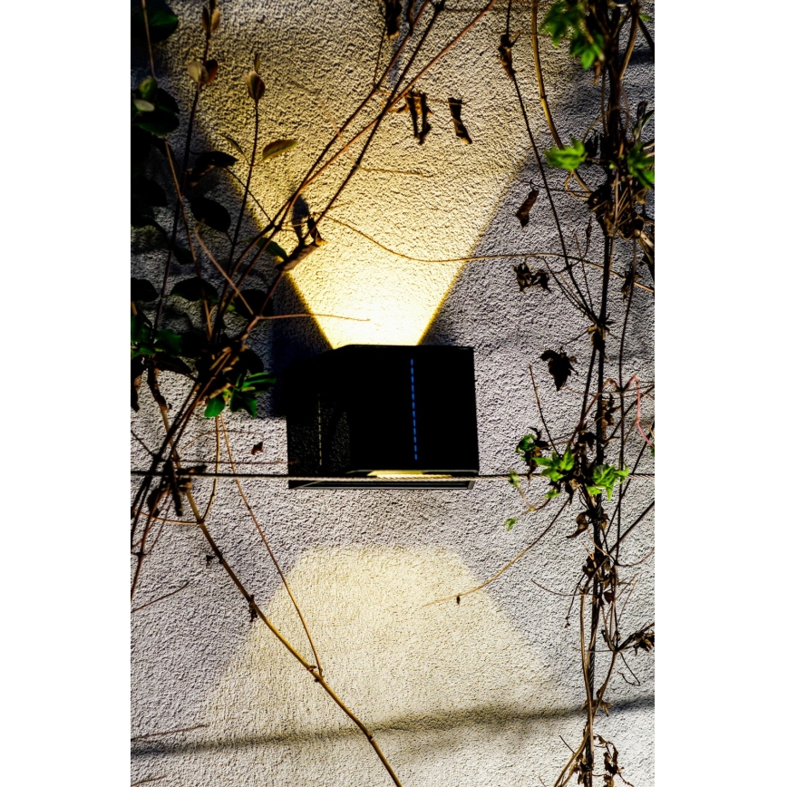 LED Solar wall light with a sensor LED/2W/5V IP54