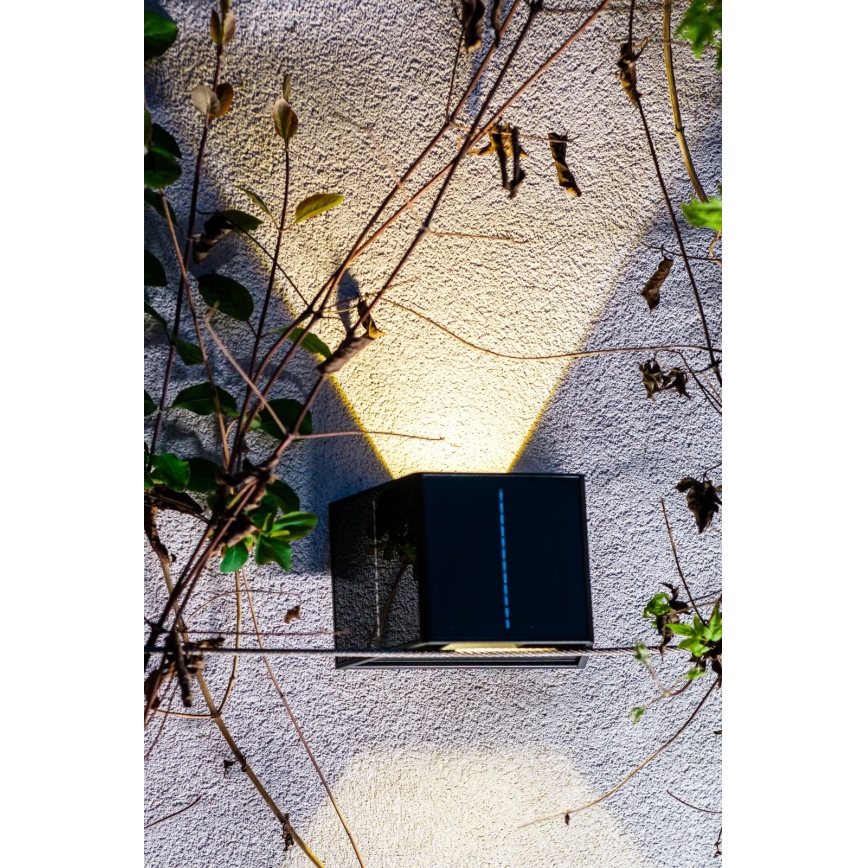 LED Solar wall light with a sensor LED/2W/5V IP54