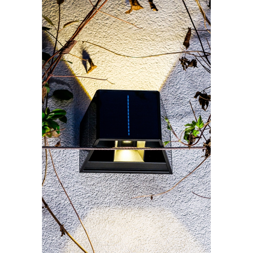 LED Solar wall light with a sensor LED/2W/5V IP54