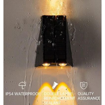 LED Solar wall light with a sensor LED/2W/5V IP54