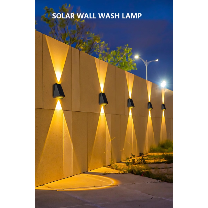 LED Solar wall light with a sensor LED/2W/5V IP54