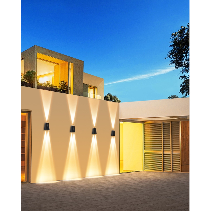 LED Solar wall light with a sensor LED/2W/5V IP54
