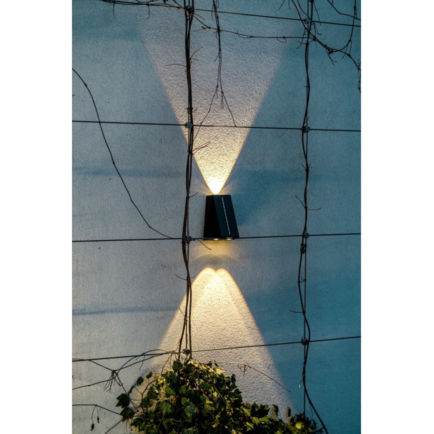 LED Solar wall light with a sensor LED/2W/5V IP54