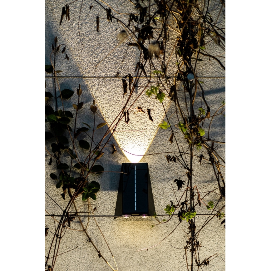 LED Solar wall light with a sensor LED/2W/5V IP54