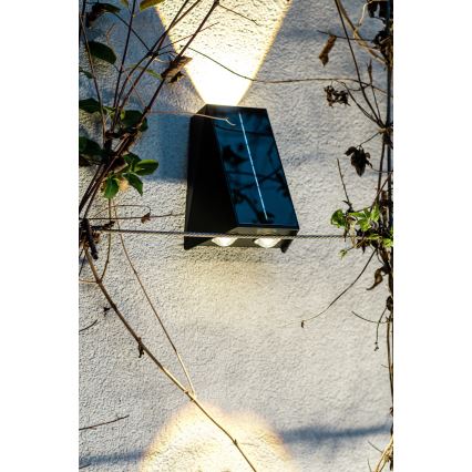 LED Solar wall light with a sensor LED/2W/5V IP54