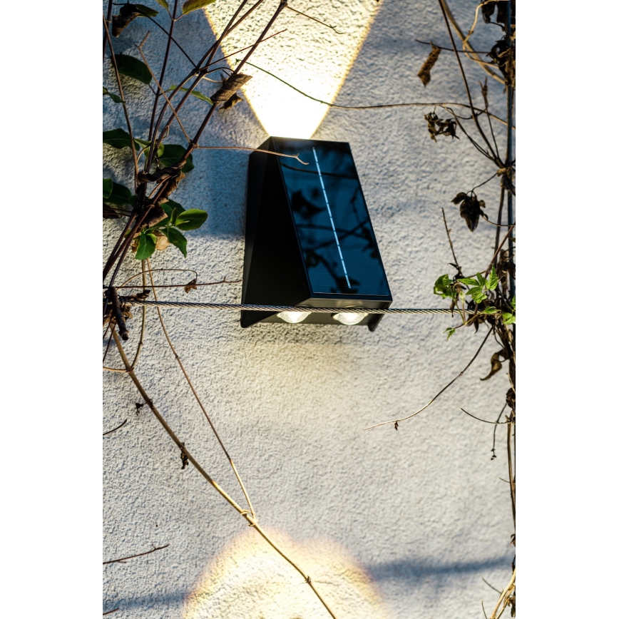 LED Solar wall light with a sensor LED/2W/5V IP54