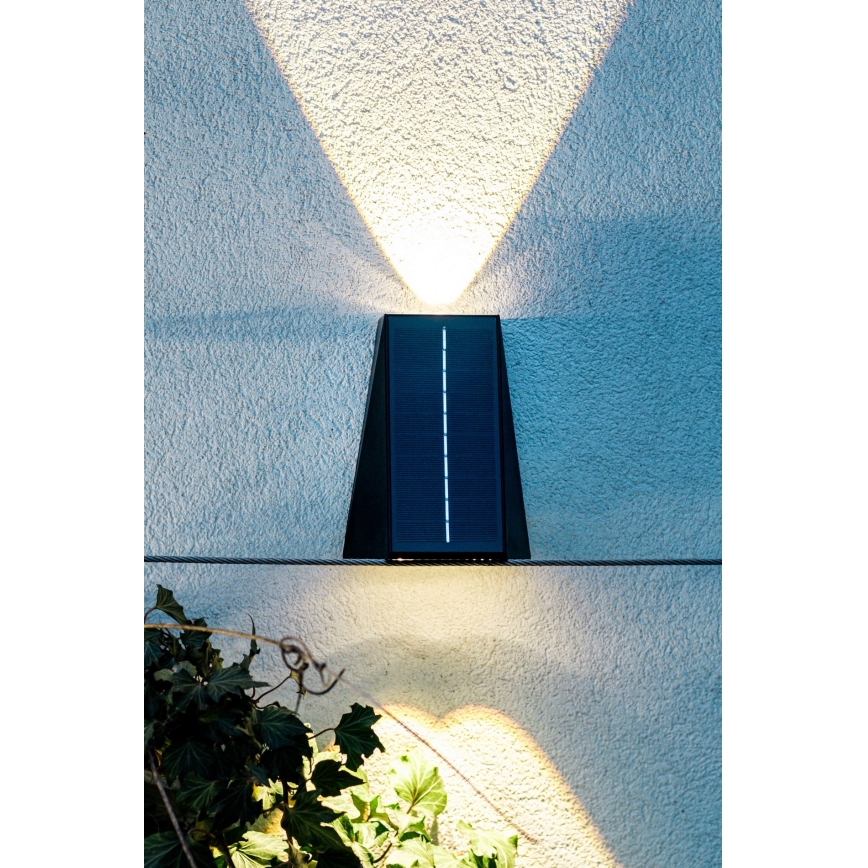 LED Solar wall light with a sensor LED/2W/5V IP54
