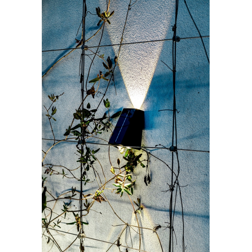 LED Solar wall light with a sensor LED/2W/5V IP54