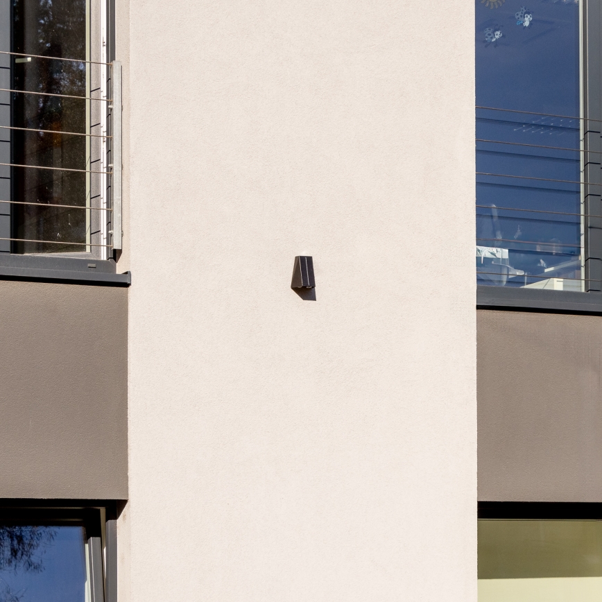 LED Solar wall light with a sensor LED/2W/5V IP54