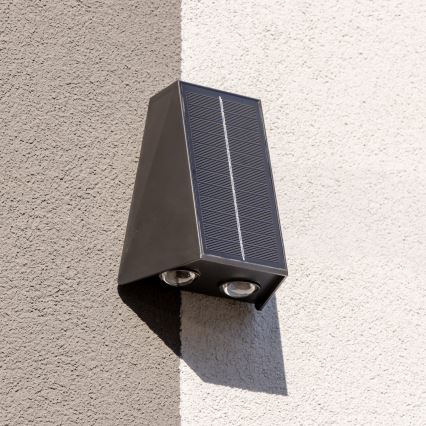 LED Solar wall light with a sensor LED/2W/5V IP54