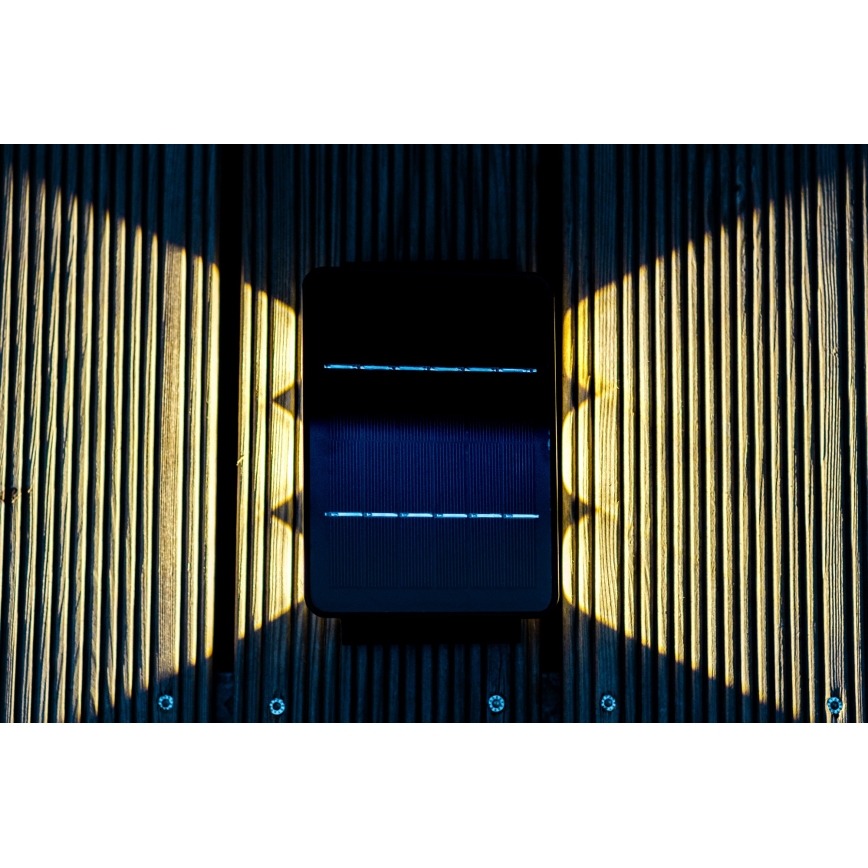 LED Solar wall light with a sensor LED/2W/5V IP54