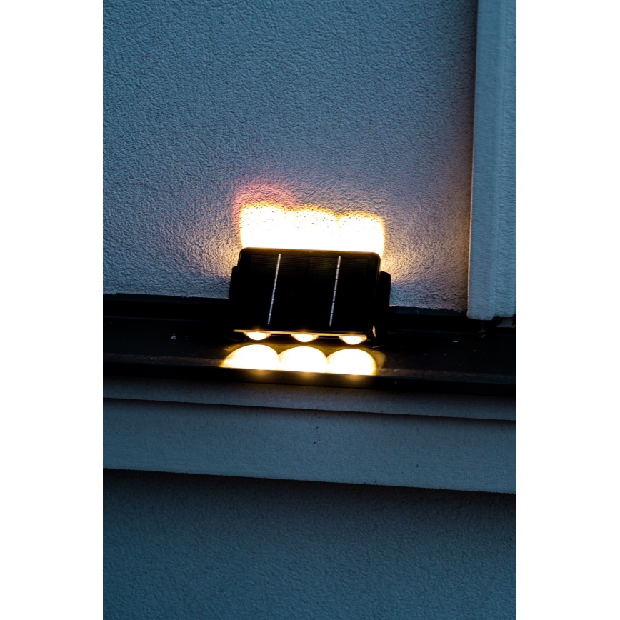 LED Solar wall light with a sensor LED/2W/5V IP54