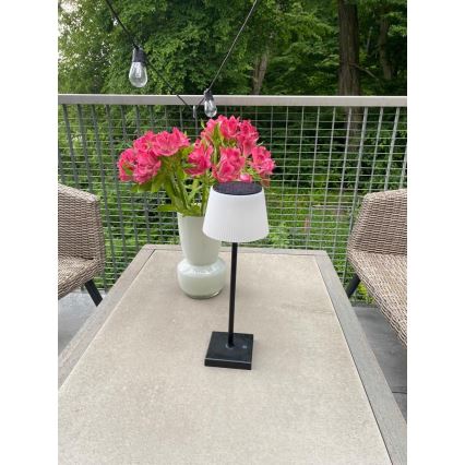 LED Dimmable outdoor solar lamp with sensor LED/4W/5V IP44 3600 mAh