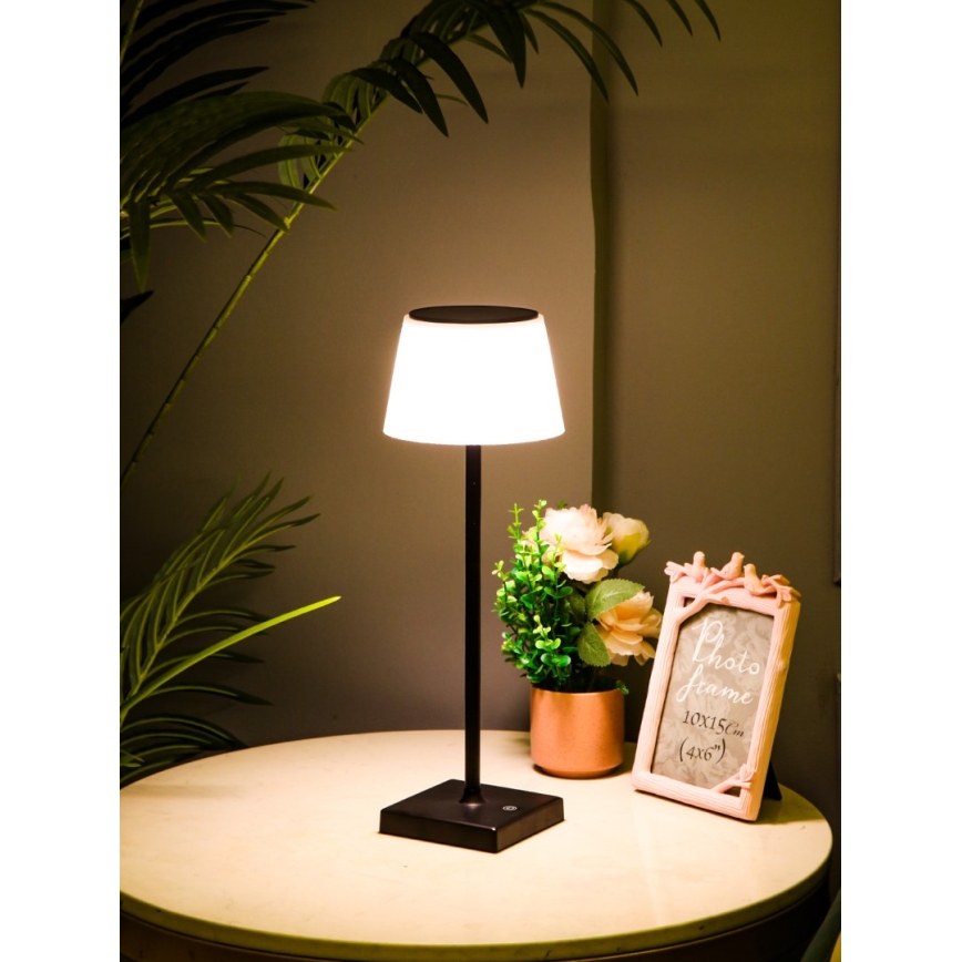 LED Dimmable outdoor solar lamp with sensor LED/4W/5V IP44 3600 mAh