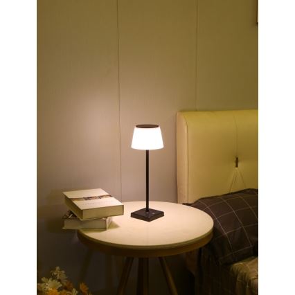 LED Dimmable outdoor solar lamp with sensor LED/4W/5V IP44 3600 mAh