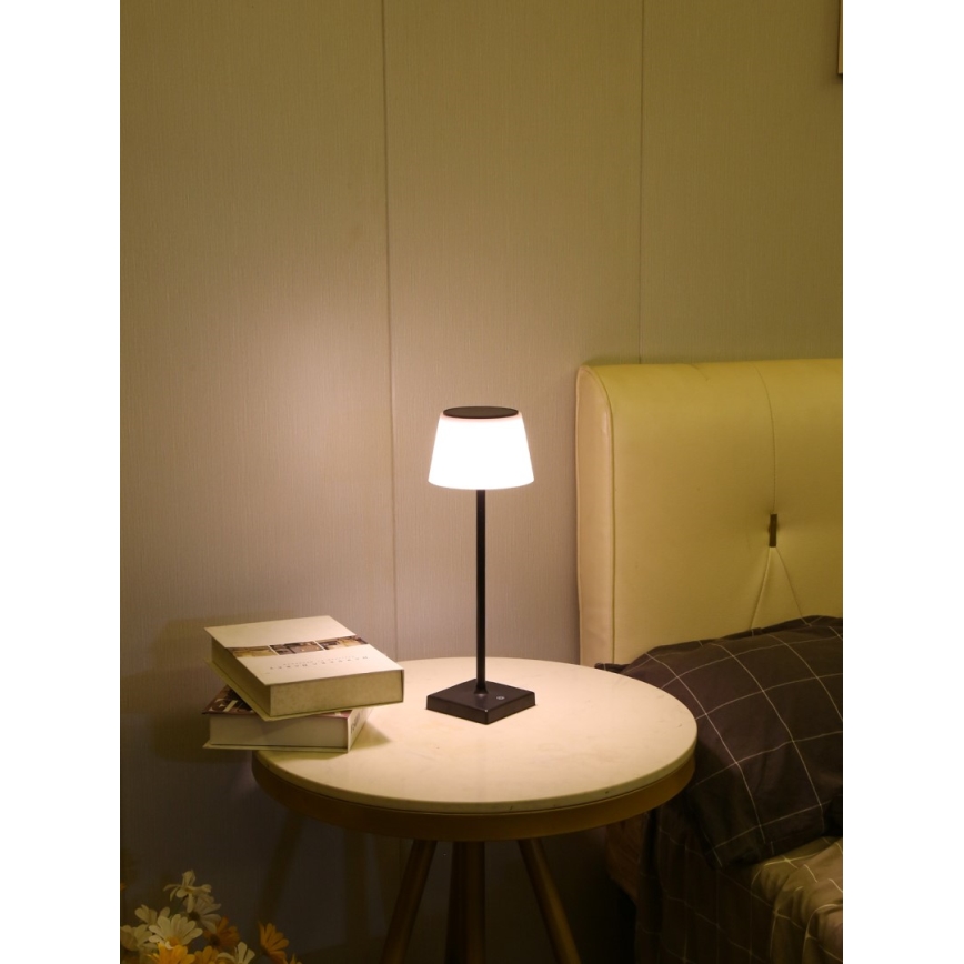 LED Dimmable outdoor solar lamp with sensor LED/4W/5V IP44 3600 mAh