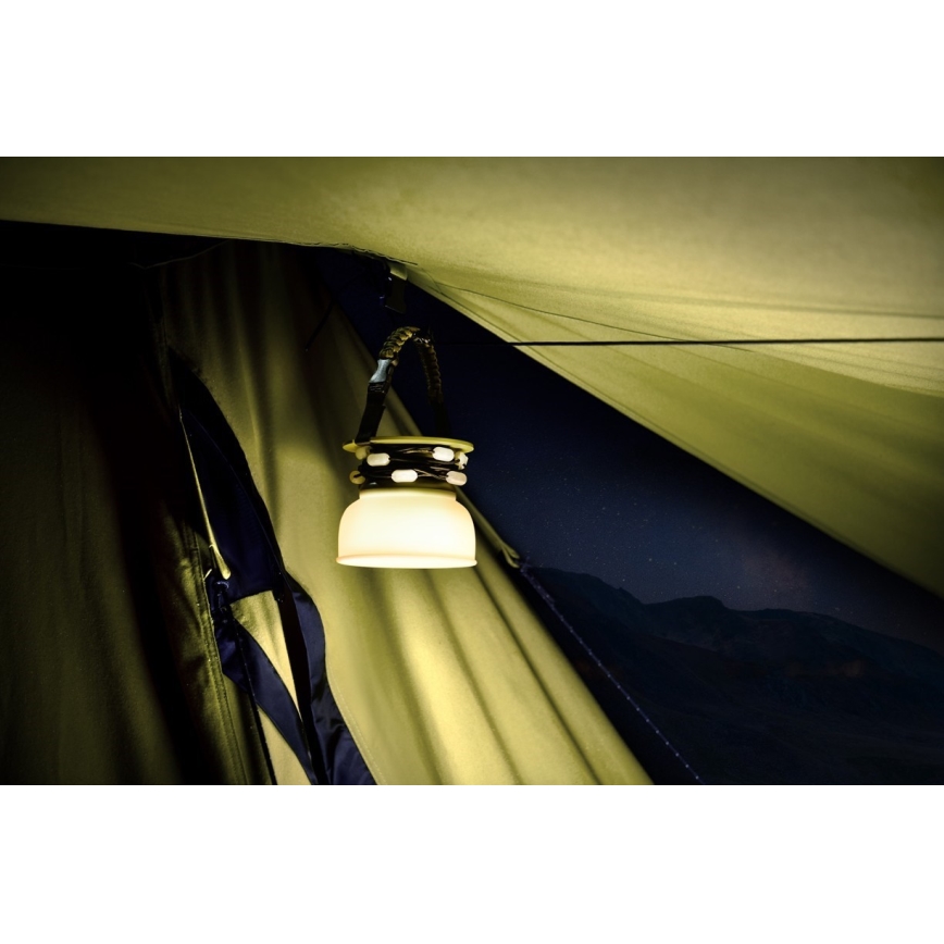 LED RGB Portable solar rechargeable lamp with a LED chain LED/10W/5V 3600 mAh IP65