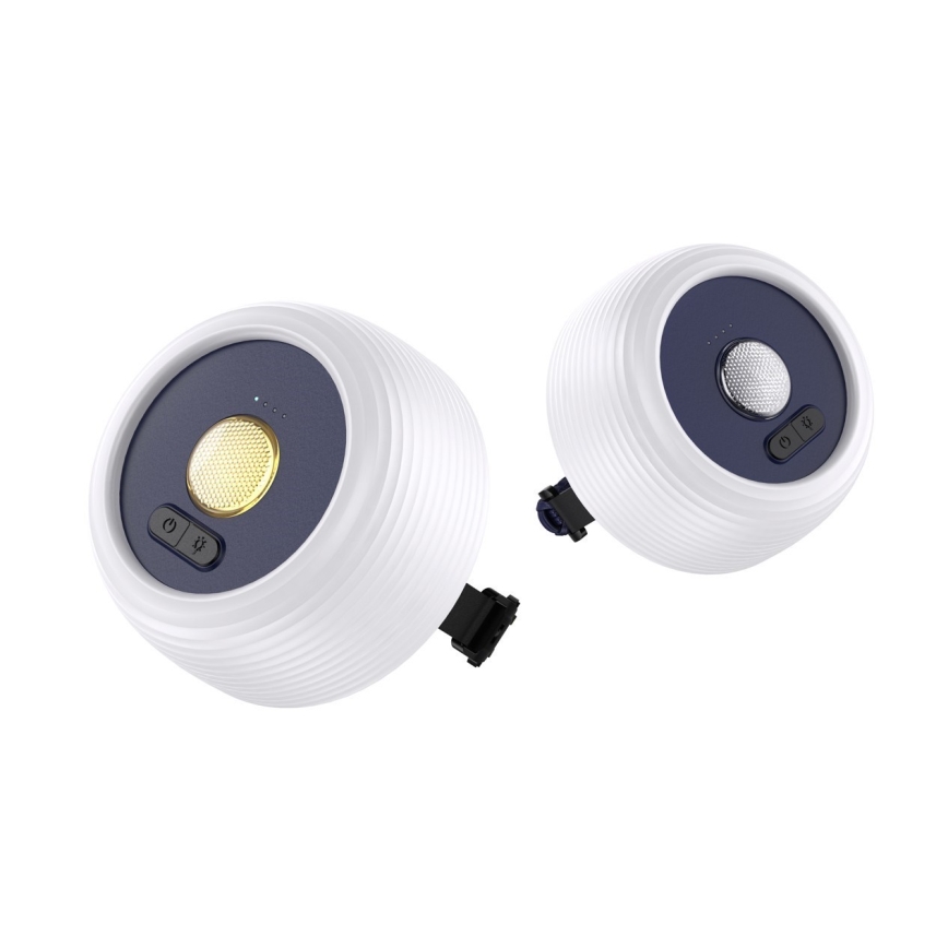 LED RGB Portable solar rechargeable lamp with a LED chain LED/10W/5V 3600 mAh IP65