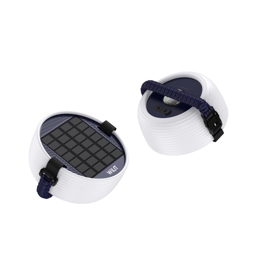 LED RGB Portable solar rechargeable lamp with a LED chain LED/10W/5V 3600 mAh IP65