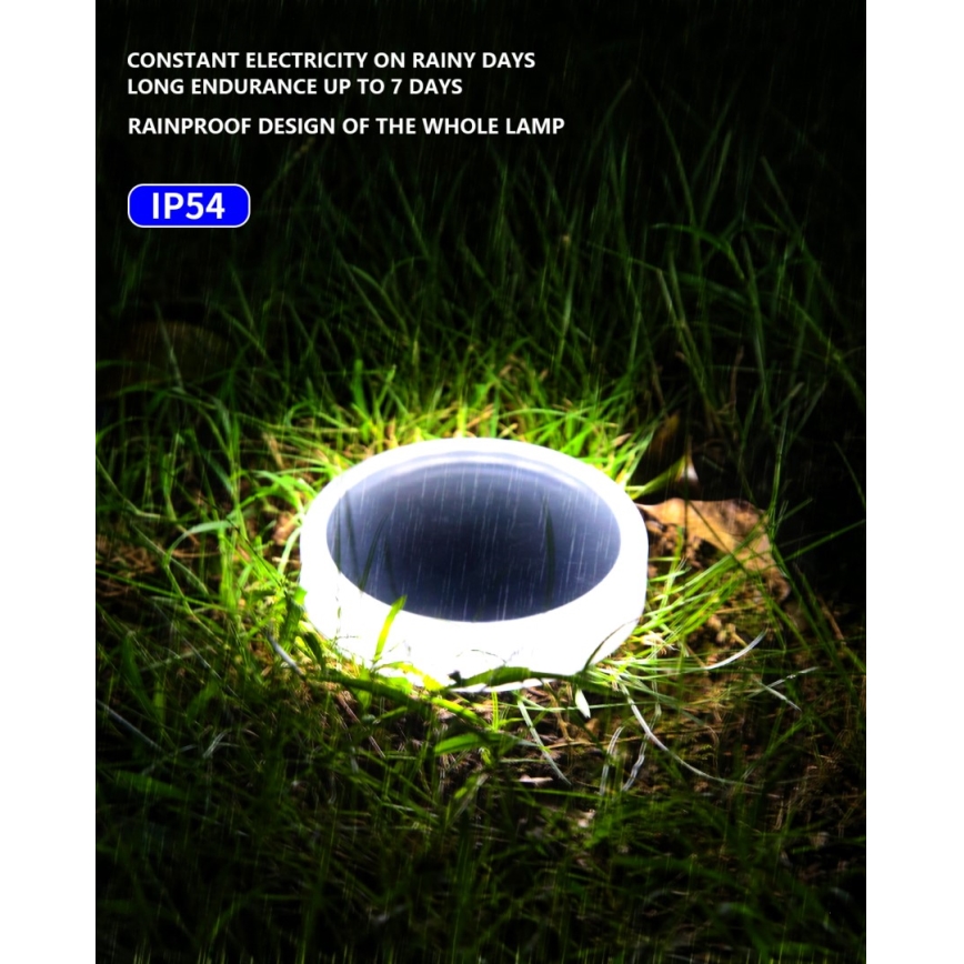 LED Outdoor solar lighting with sensor LED/0,4W/3,2V IP54