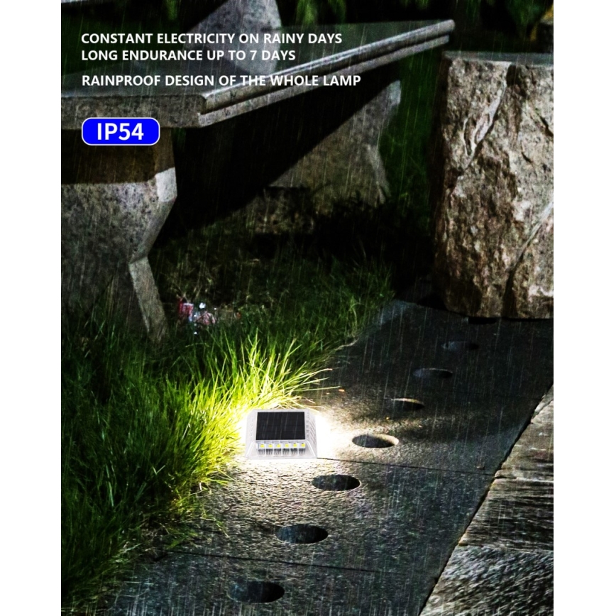 LED Outdoor solar lighting with sensor LED/0,03W/1,2V IP54