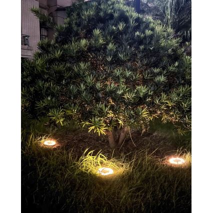 SET 4x LED Outdoor solar lighting with sensor LED/0,048W/2V IP68 600 mAh