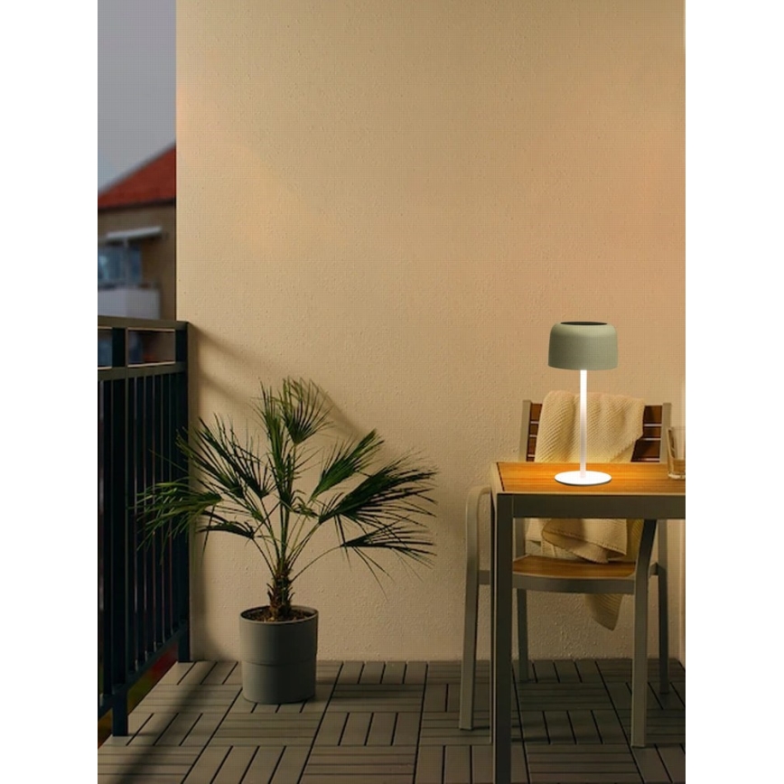 LED Dimmable outdoor solar lamp LED/4W/5V 3600mAh IP44