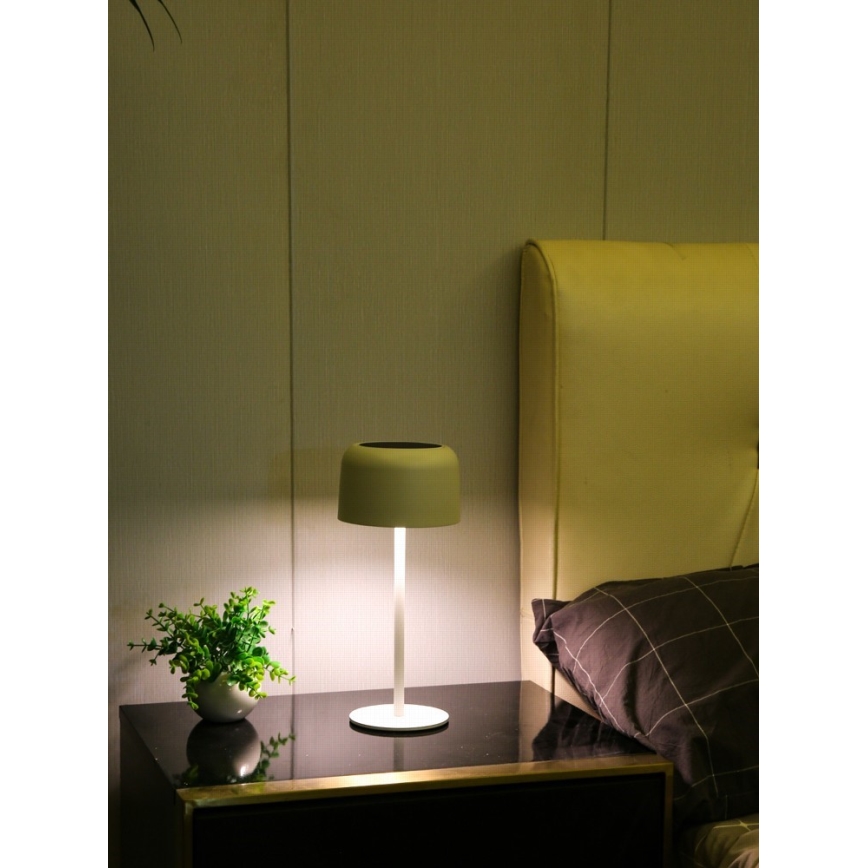 LED Dimmable outdoor solar lamp LED/4W/5V 3600mAh IP44