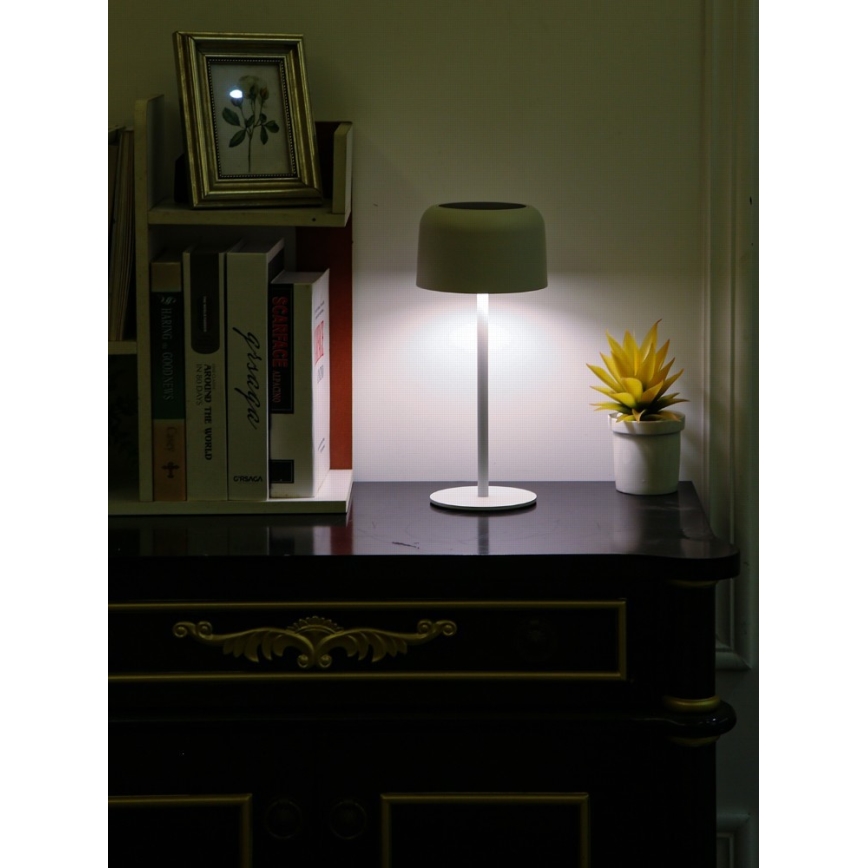 LED Dimmable outdoor solar lamp LED/4W/5V 3600mAh IP44