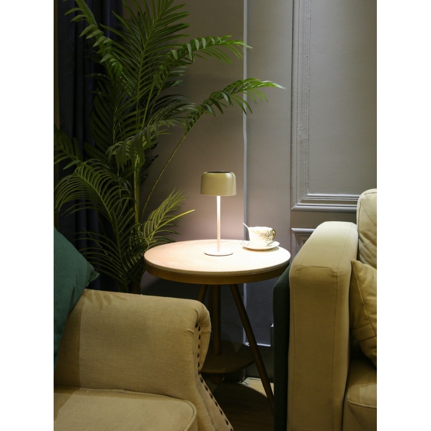 LED Dimmable outdoor solar lamp LED/4W/5V 3600mAh IP44