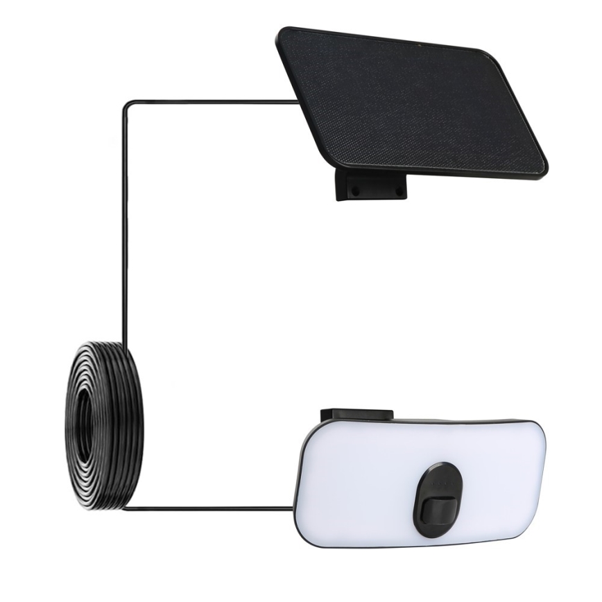 LED Solar wall light with sensor LED/13W/3,7V 4000K IP65